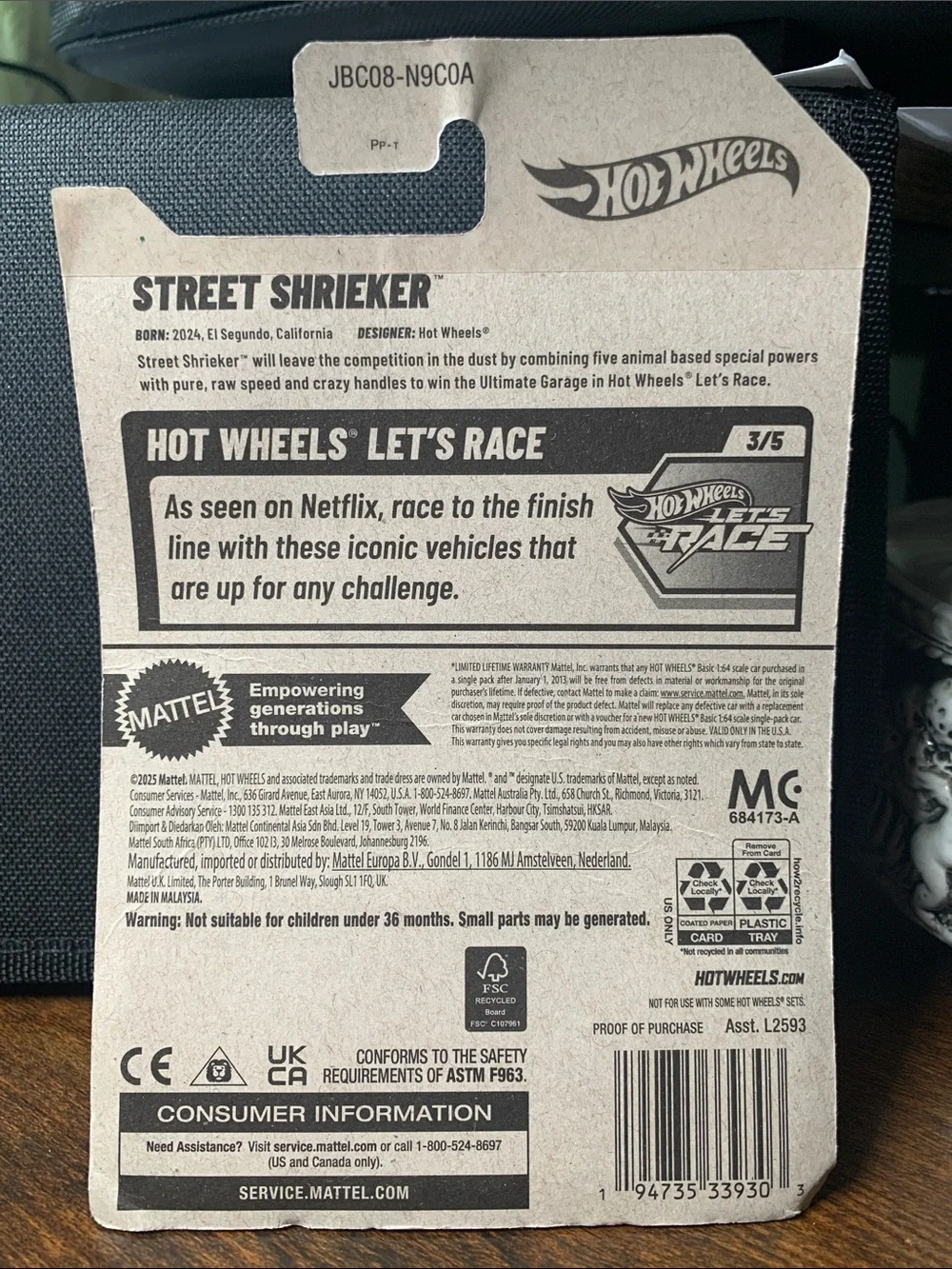 Hot Wheels Let’s Race Street Shrieket